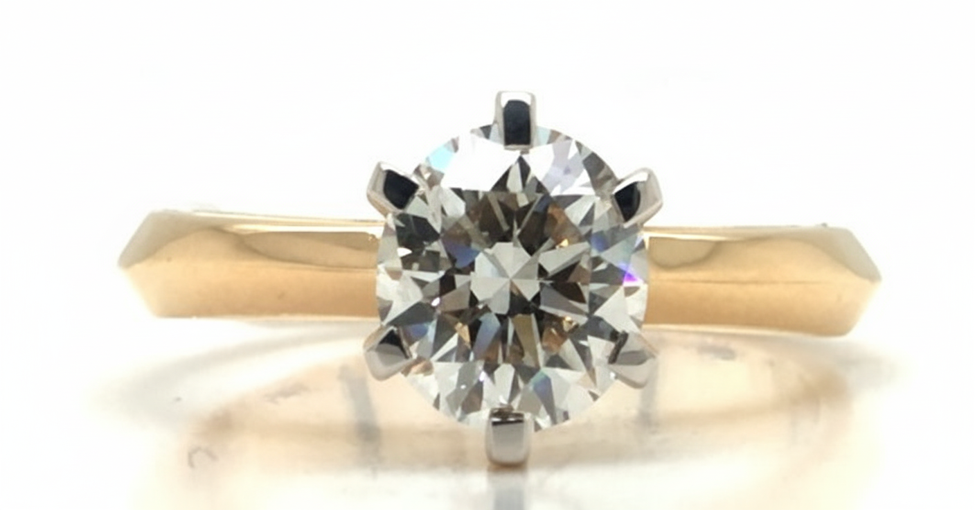 Authentic 1.00 CT Natural Diamond Solitaire A True Milestone